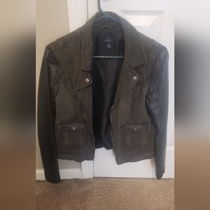 Faux leather jacket